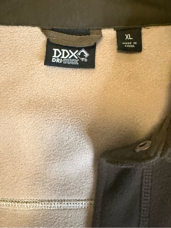 Dri-Duck DDX XL Power Fleece Jacket Gorpcore Brown Utility Softshell Coat 12oz - Picture 4 of 16
